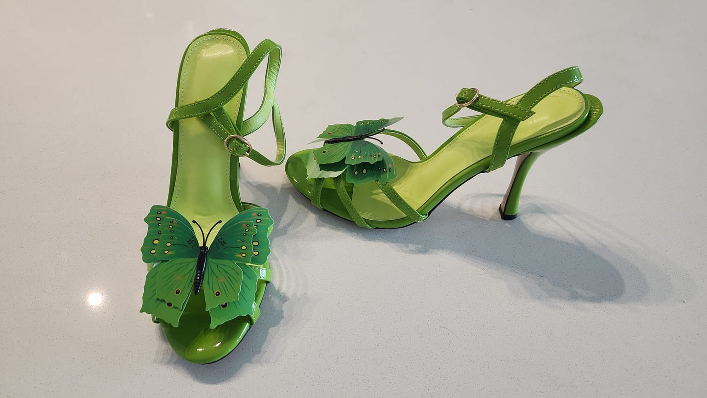 Clearance -  Butterfly-knot High Heel Sandals
