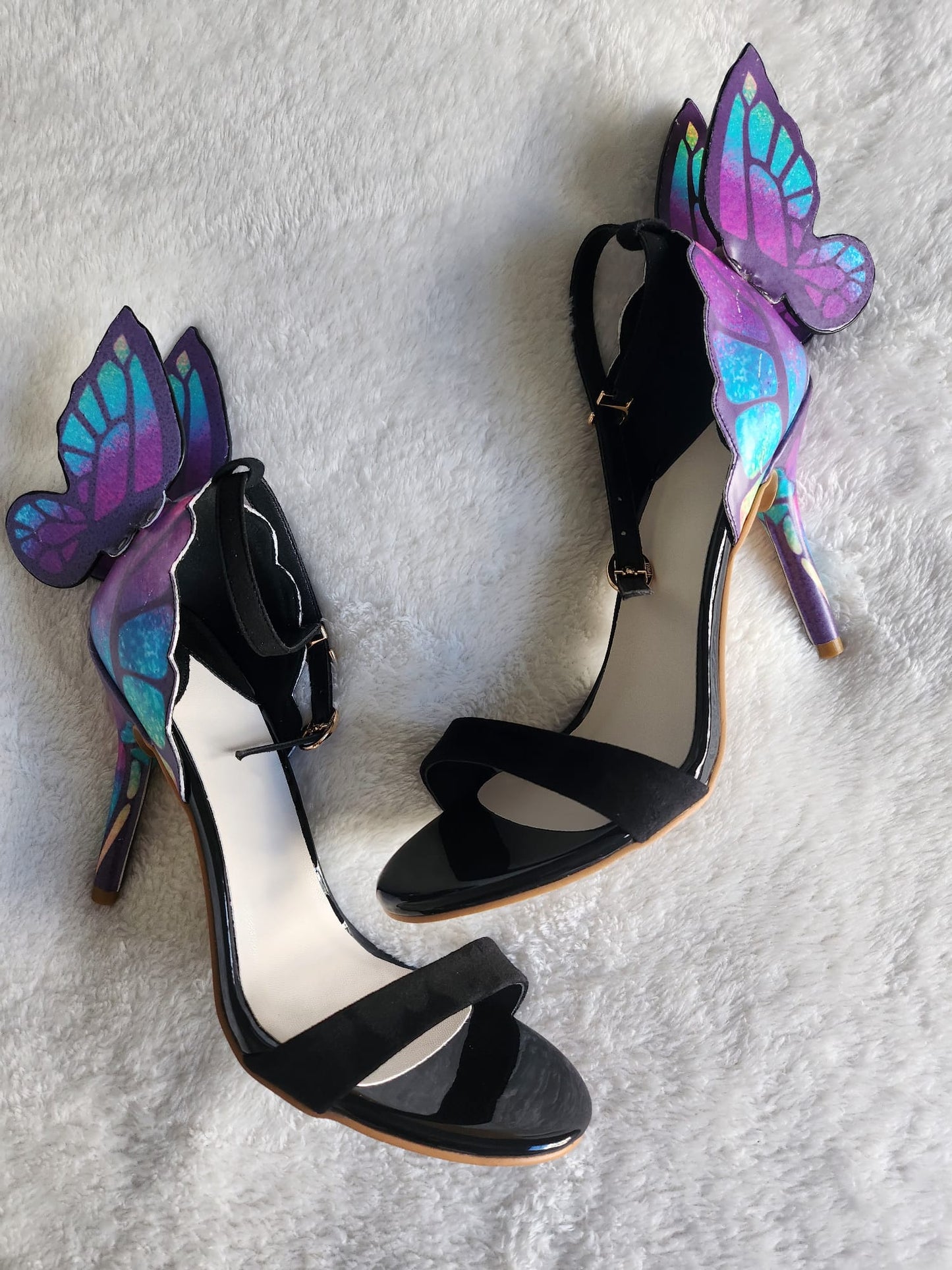 Clearance - Sophia Webster Inspired Butterfly Heel Sandals
