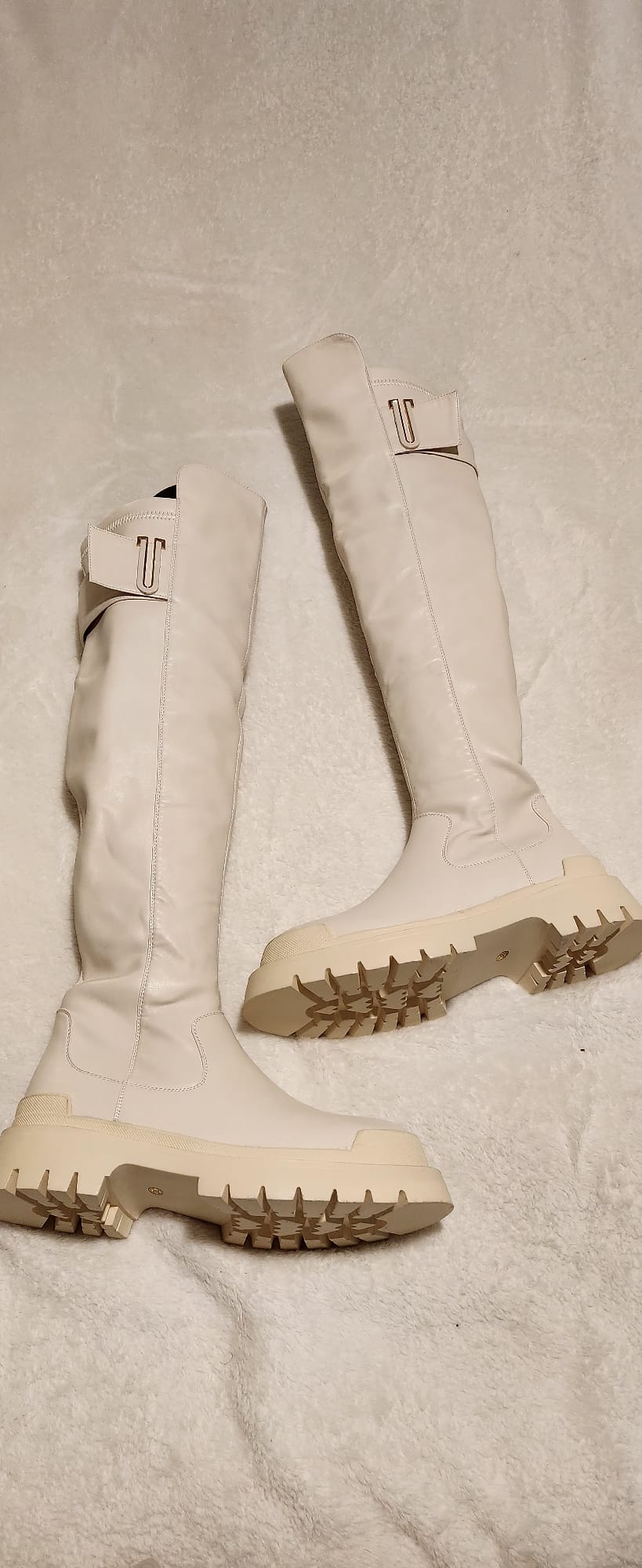 Clearance -Over The Knee Side Zip Up Boots