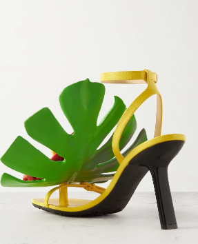 Petal Detail High Heel Sandal Inspired by Loewe