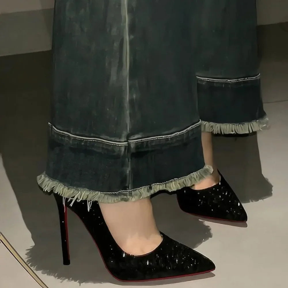 "Miss Z" High Heel Stiletto Pumps Inspired By Christian Louboutin