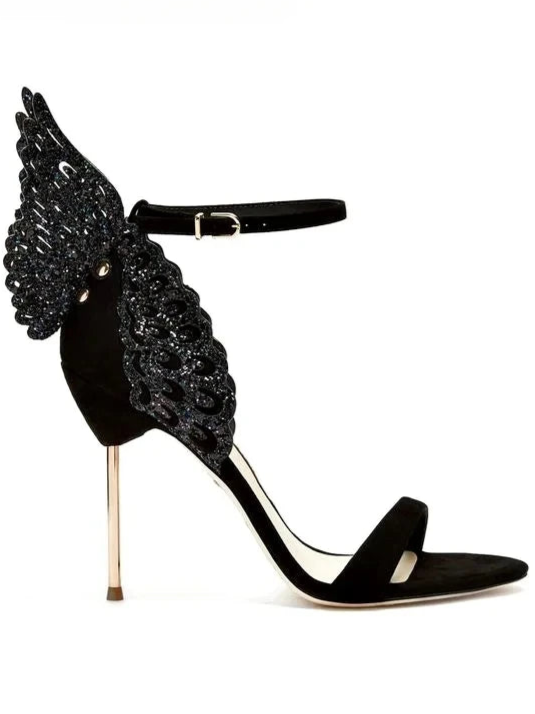 Strappy Butterfly High Heel Sandals