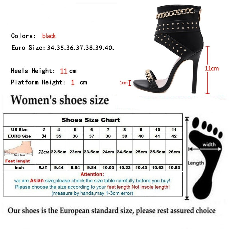 Party Gladiator Sandals - Sansa Costa