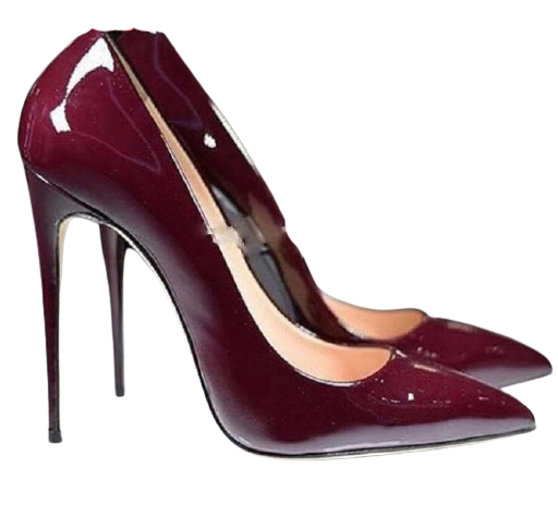 Shiny Patent Leather Pumps- Sansa Costa