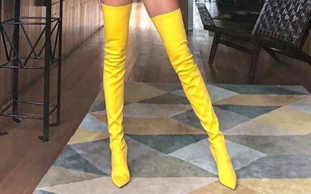 Over The Knee Boots - Sansa Costa