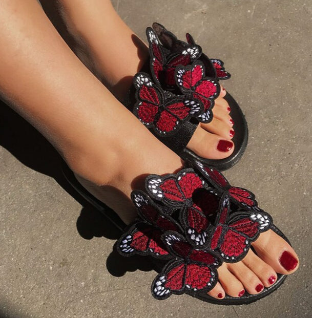 Floral Fashion Flats- Sansa Costa