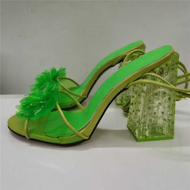 Jelly Flower Sandals - Sansa Costa