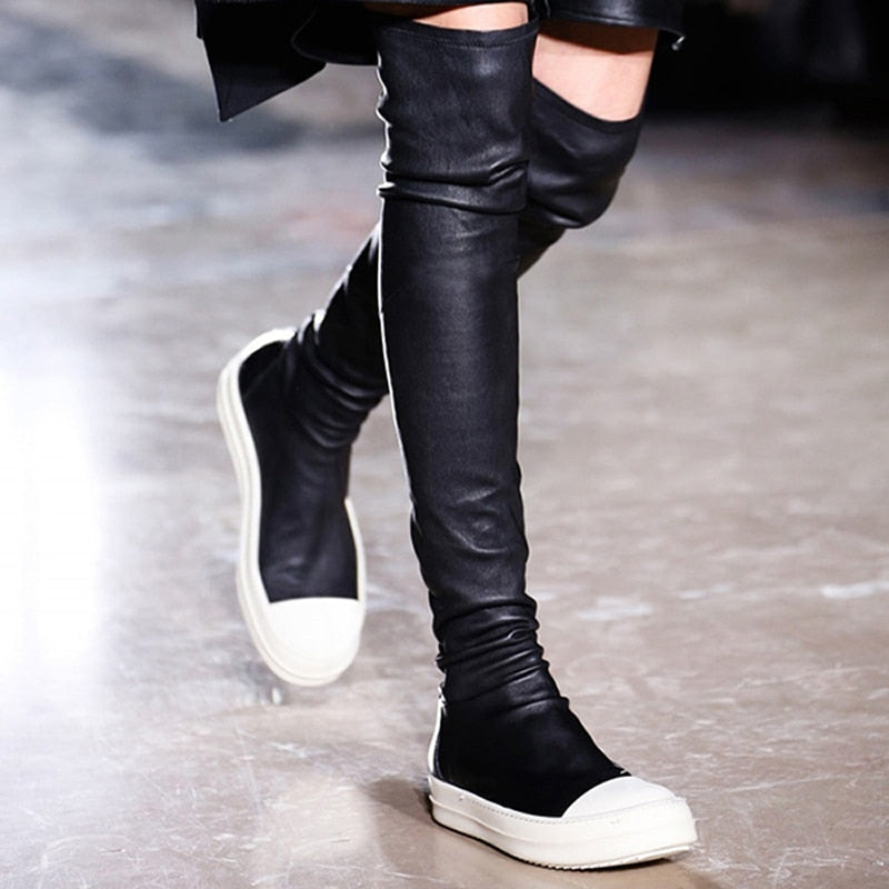 Sneaker thigh high boots Clearance