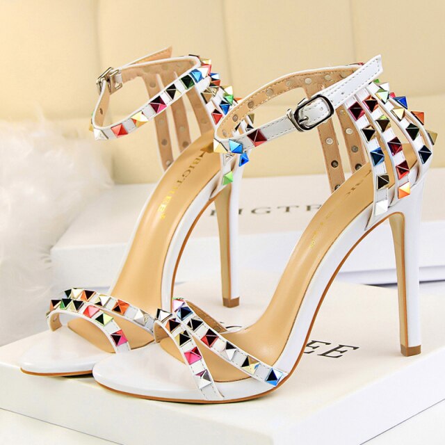 Stripper High Heel Party Sandals - Sansa Costa