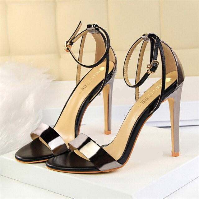 Strappy Stiletto Heel Sandals- Sansa Costa
