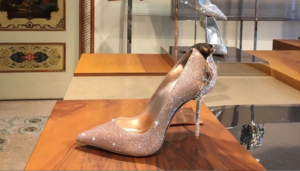 Petal Stiletto Bridal Pumps- Sansa Costa