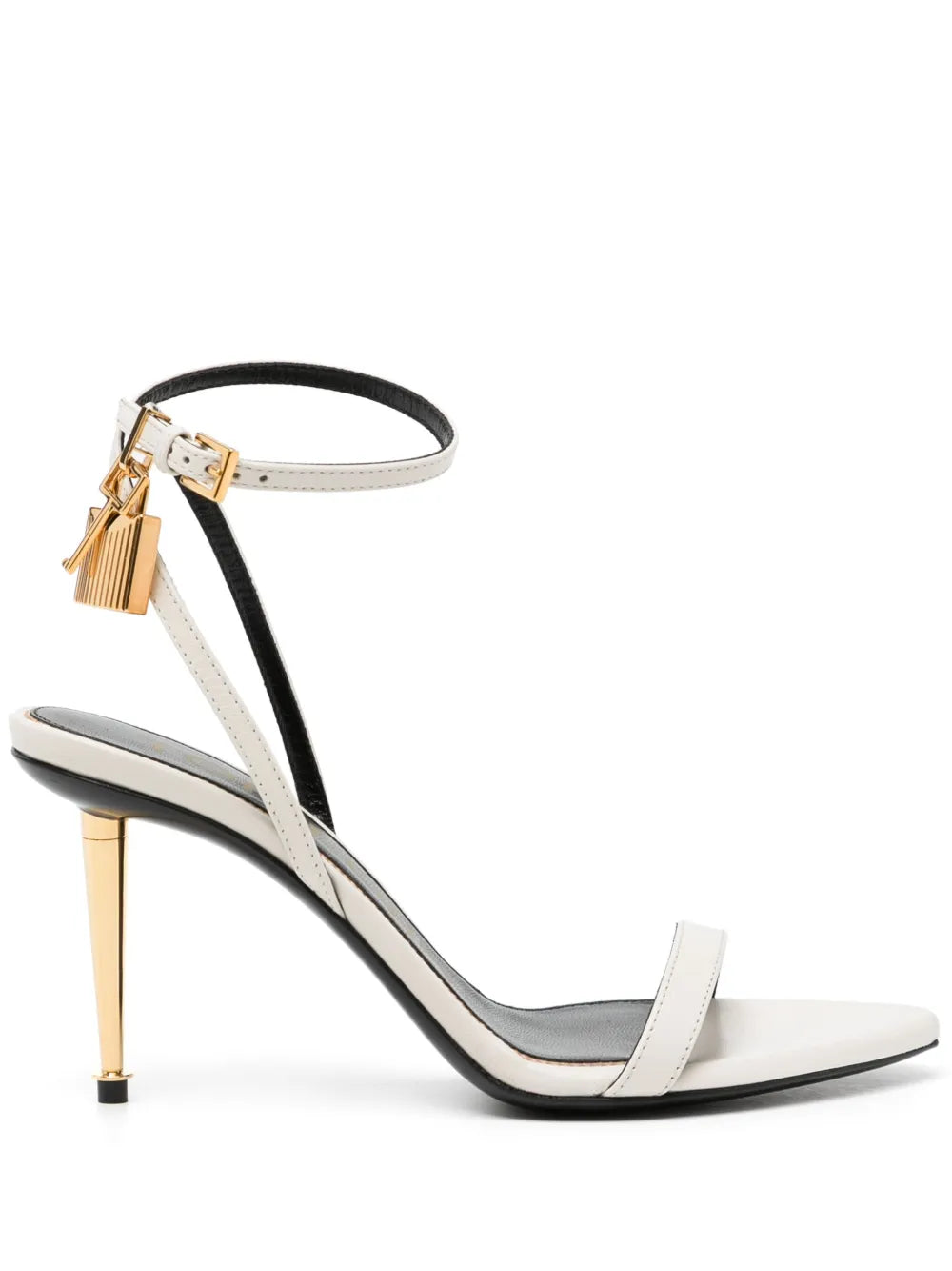 Padlock Detail High Heel Sandals Inspired By Tom Ford