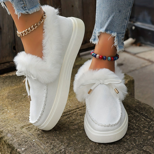 Fleece Lined Low Cut Ankle Boots