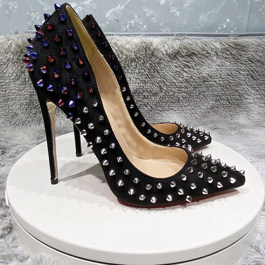 Spike Stiletto High Heel Pumps Inspired By Christan Louboutin