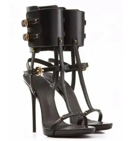 Ankle Cuff Stiletto Sandals Inspired By Giuseppe Zanotti