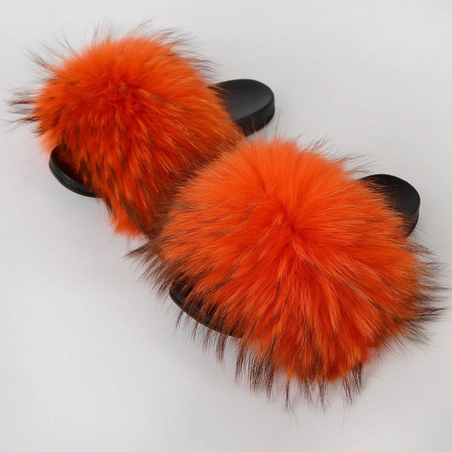 Assorted Multi-Colour Fur Slippers