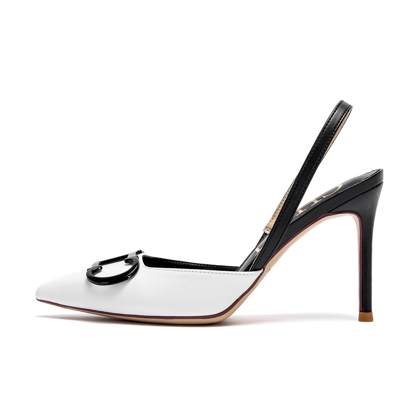 CH Logo Signature Slingback Pumps Inspired By Valentino