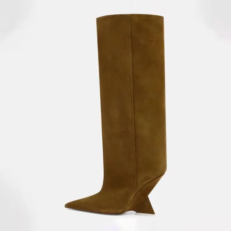 Cheope suede knee-high boots