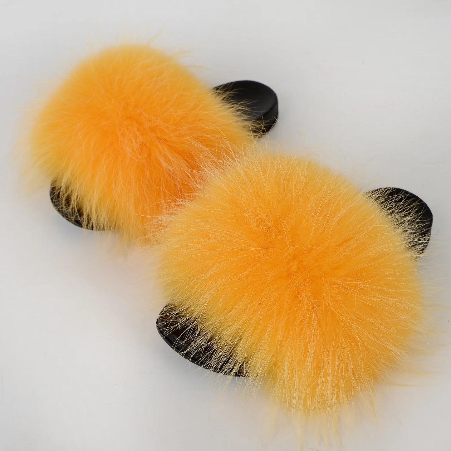 Assorted Multi-Colour Fur Slippers