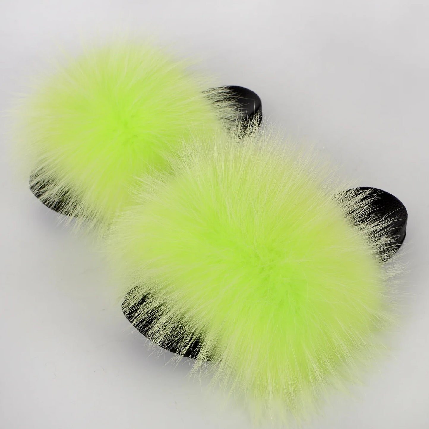 Assorted Multi-Colour Fur Slippers