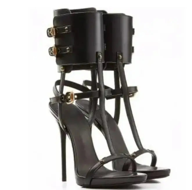 Ankle Cuff Stiletto Sandals Inspired By Giuseppe Zanotti