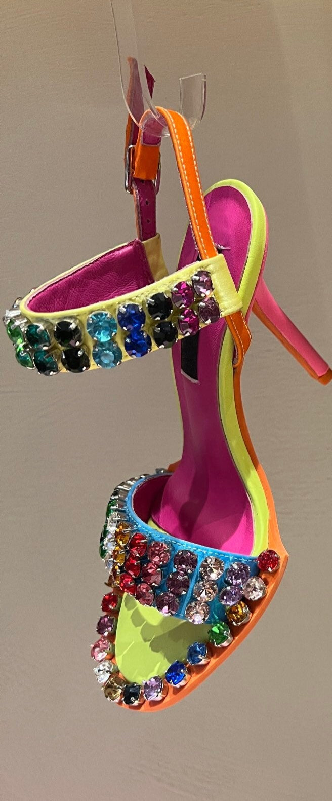 Rhinestone String Beaded Diamond Sandals