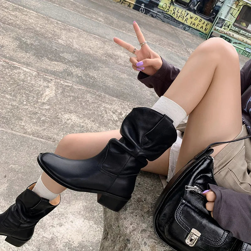 Tabi Western Boots Inspired By Maison Margiela