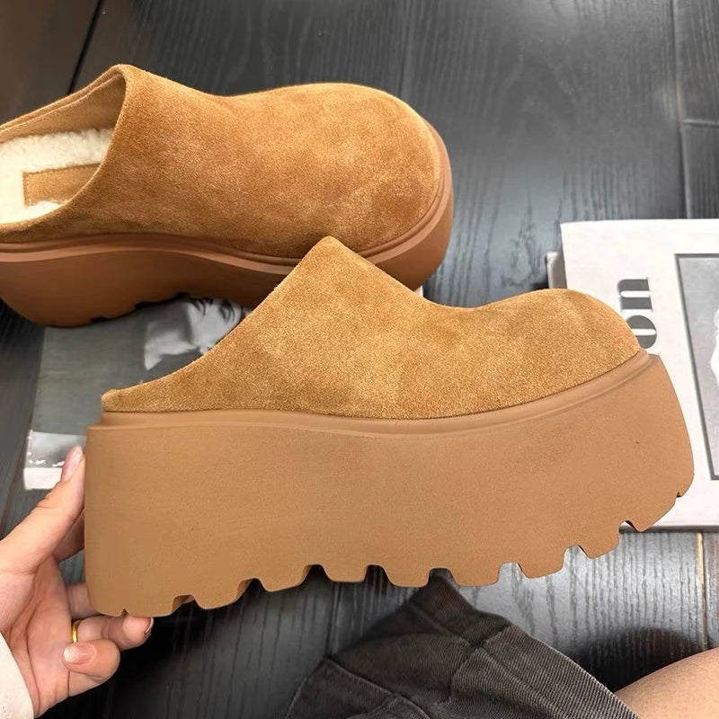 UGG Inspired Thick Heel Slippers