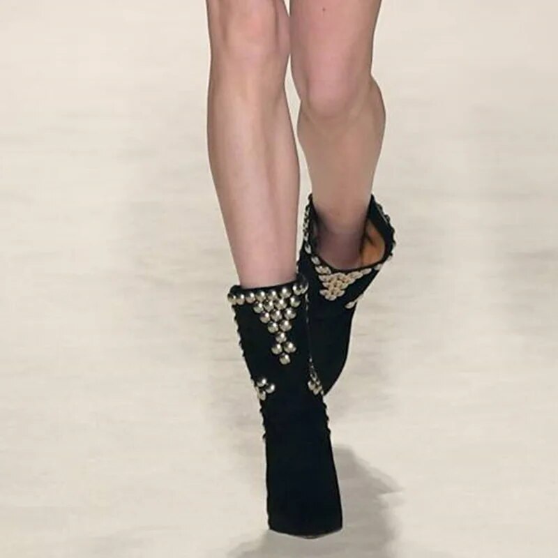 Isabel Marant Inspired Studded Boots