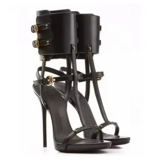 Ankle Cuff Stiletto Sandals Inspired By Giuseppe Zanotti
