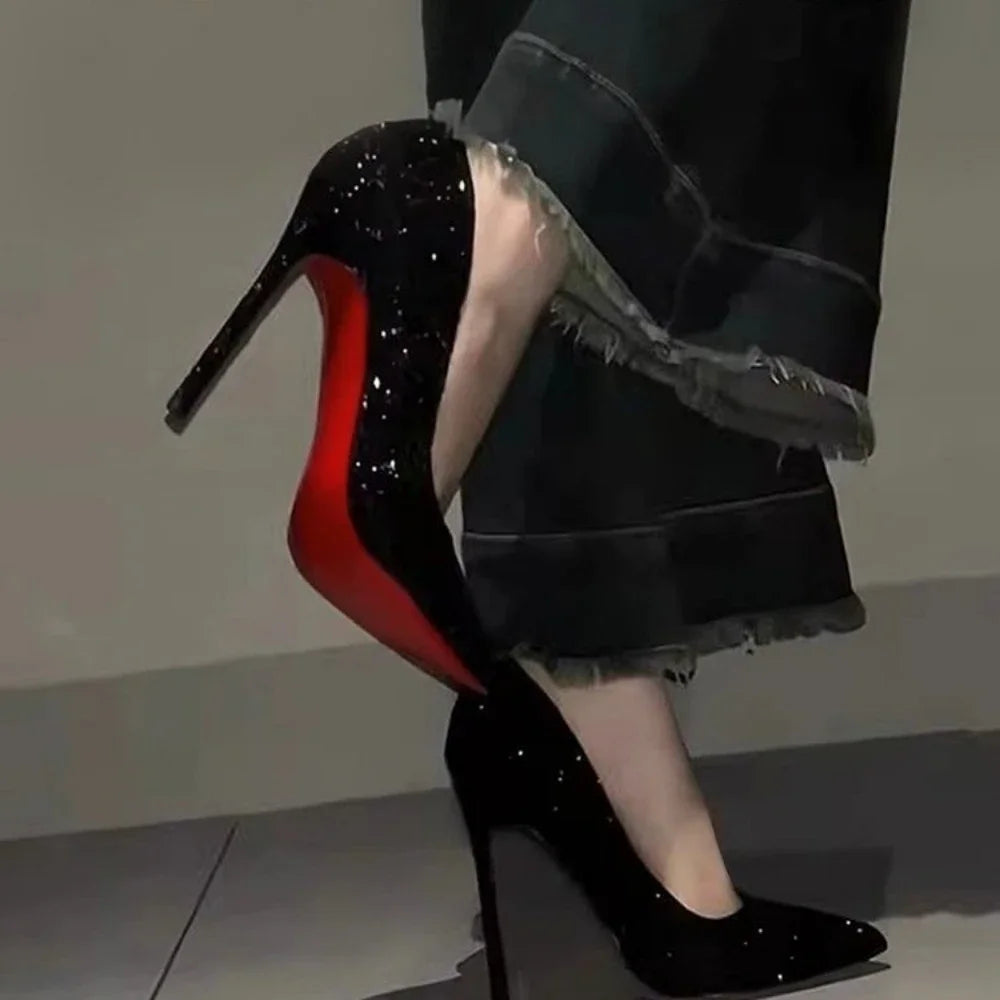 "Miss Z" High Heel Stiletto Pumps Inspired By Christian Louboutin