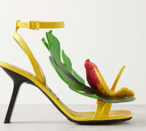 Petal Detail High Heel Sandal Inspired by Loewe