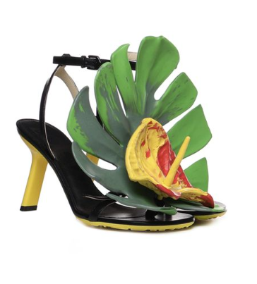 Yellow Petal Sandal Inspired by Loewe