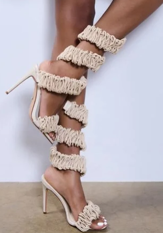 Vine Rope Wrap Sandals Inspires by Azalea Wang