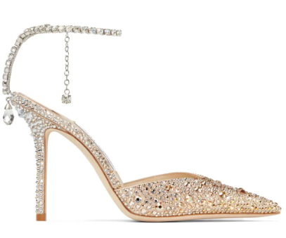 Crystals Embellished Pumps Inspired by Jimmy Choo