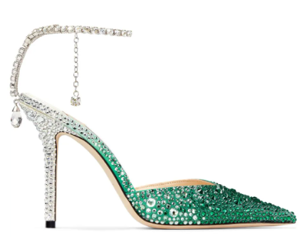 Crystals Embellished Pumps Inspired by Jimmy Choo