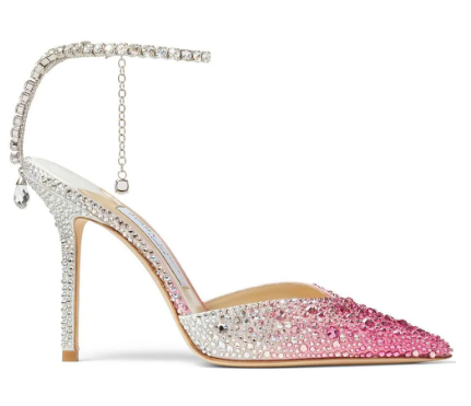 Crystals Embellished Pumps Inspired by Jimmy Choo