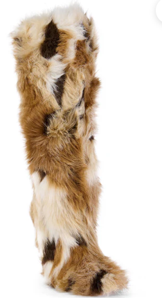 "Upsetter" Furry High Heel Stiletto Boots Inspired By Azalea Wang