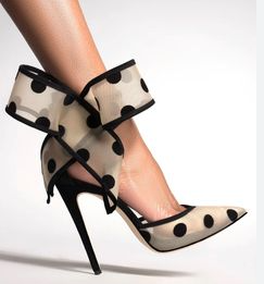 Giant Ankle Bow Pumps