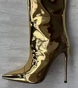 Patent Leather Demonia Boots