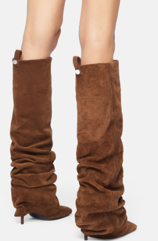 "REA" Tube Flat Boot Inspired By The Attico