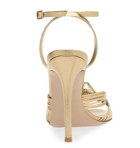 Golden Knot High Heel Sandals Inspired By Gianvito Rossi