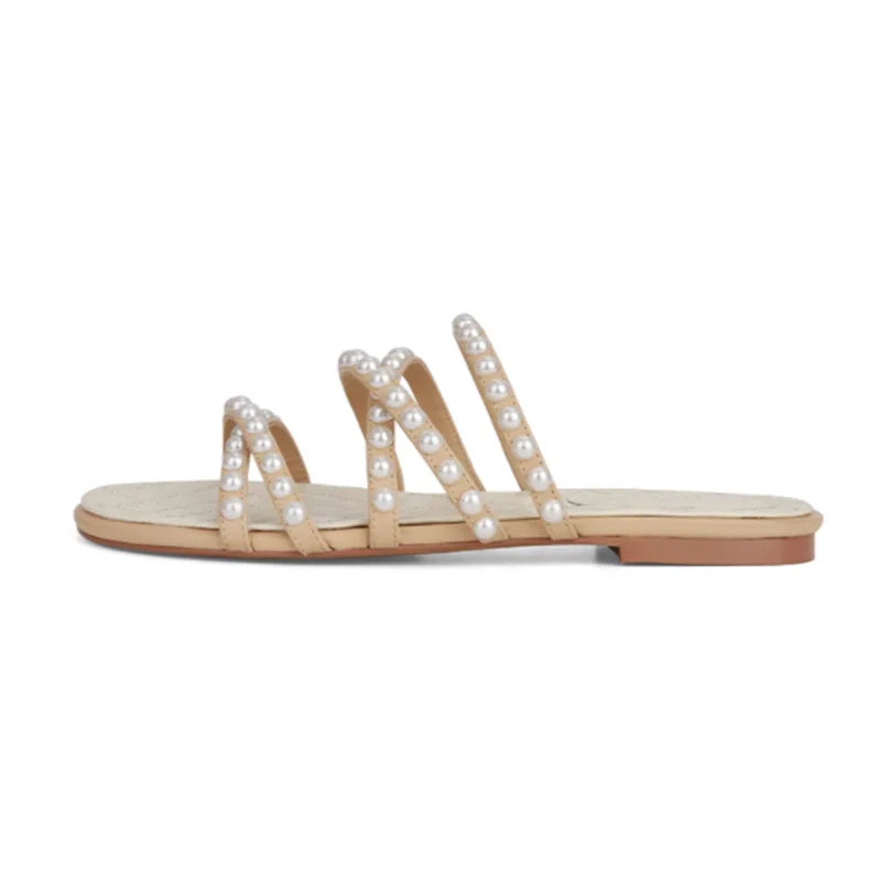 Flat Pearl Sandals