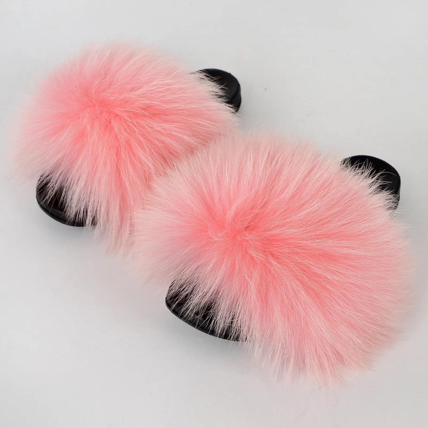 Assorted Multi-Colour Fur Slippers