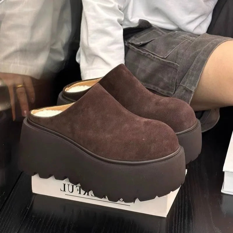 UGG Inspired Thick Heel Slippers