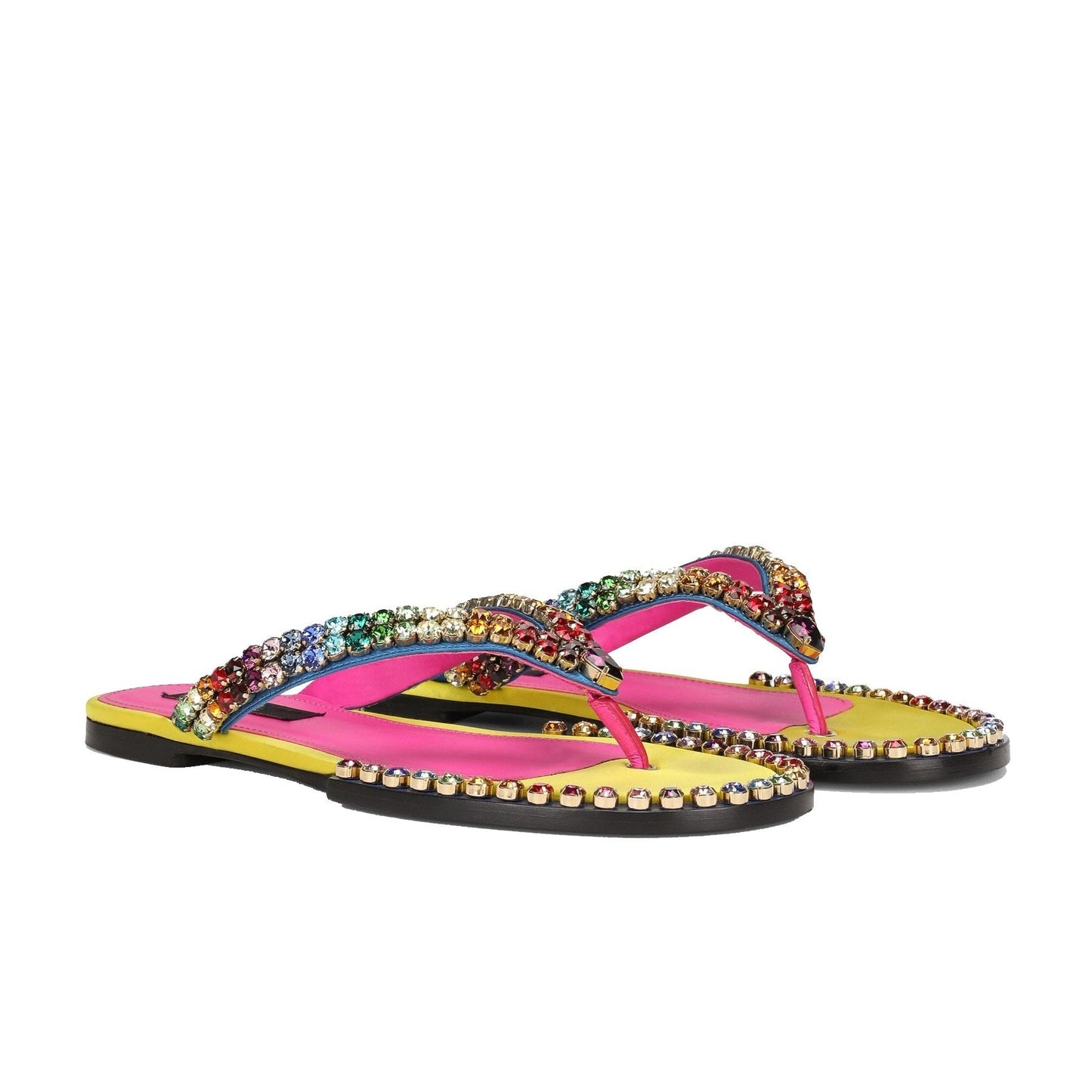 Rhinestone String Beaded Diamond Sandals