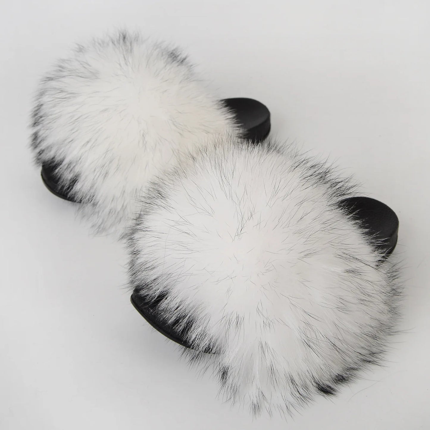 Assorted Multi-Colour Fur Slippers