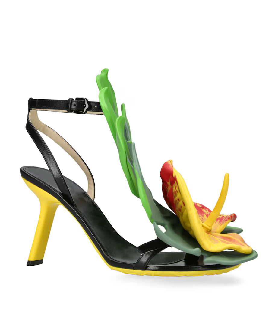 Petal Detail High Heel Sandal Inspired by Loewe