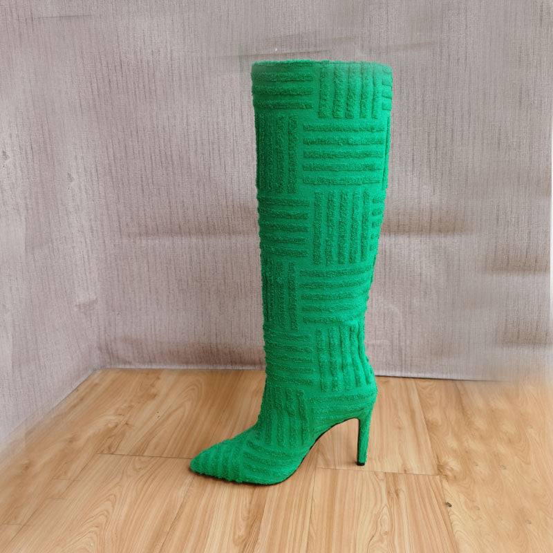 Knee High Long Boots - Sansa Costa