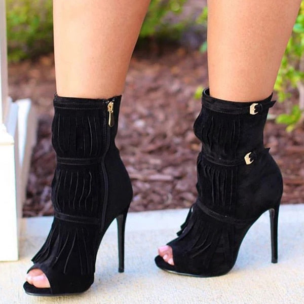 Strap Ankle Boots – Sansa Costa